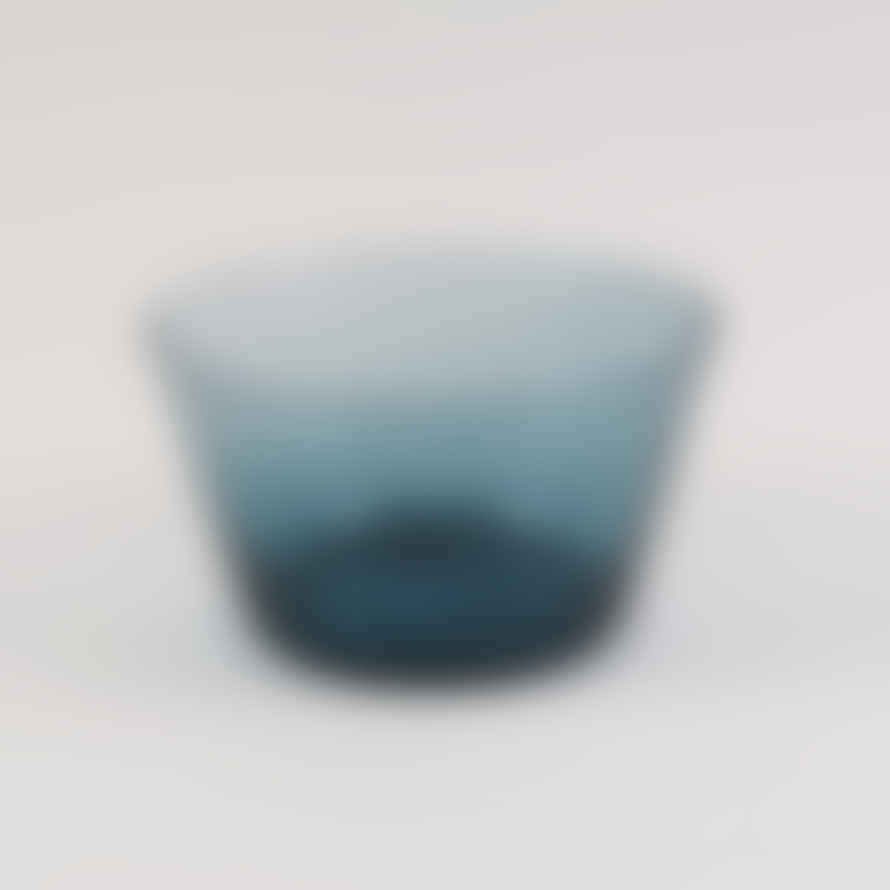 British Colour Standard Boxed Set of 4 Small Glass Bowls – Mineral Blue