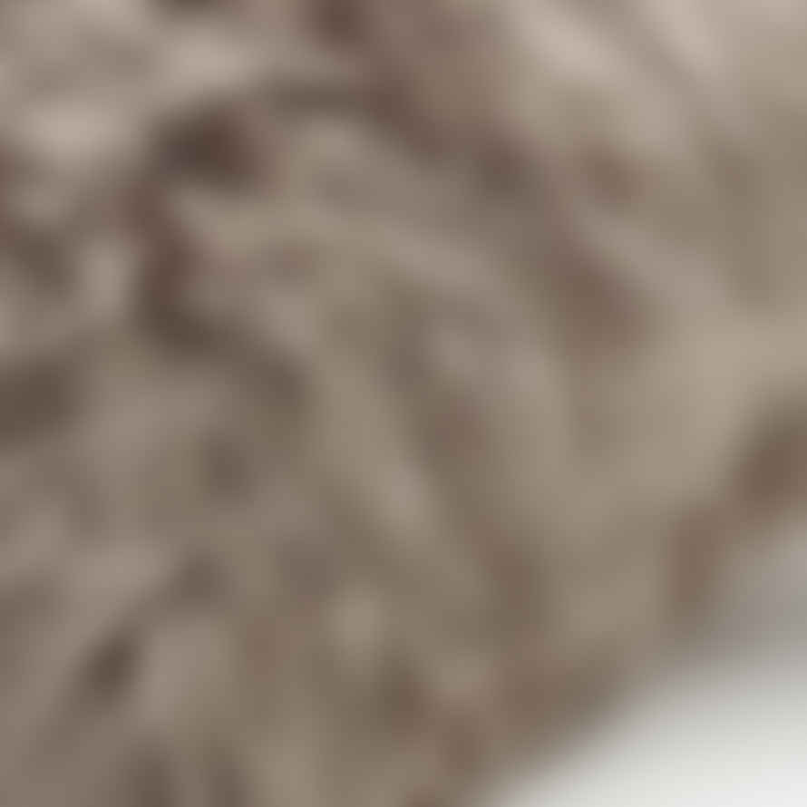 Weich Couture Alpaca Suri Alpaca Fur Blanket CARMEN Stripe 200 x 65 cm - Taupe