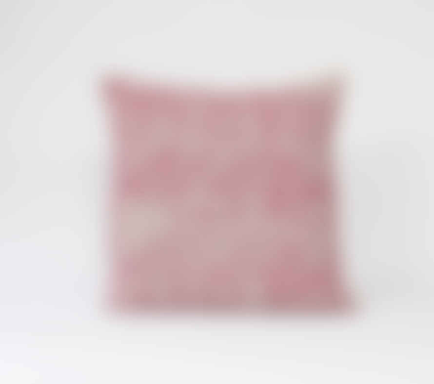 Indigo & Wills Pomegranate raspberry Linen Cushions