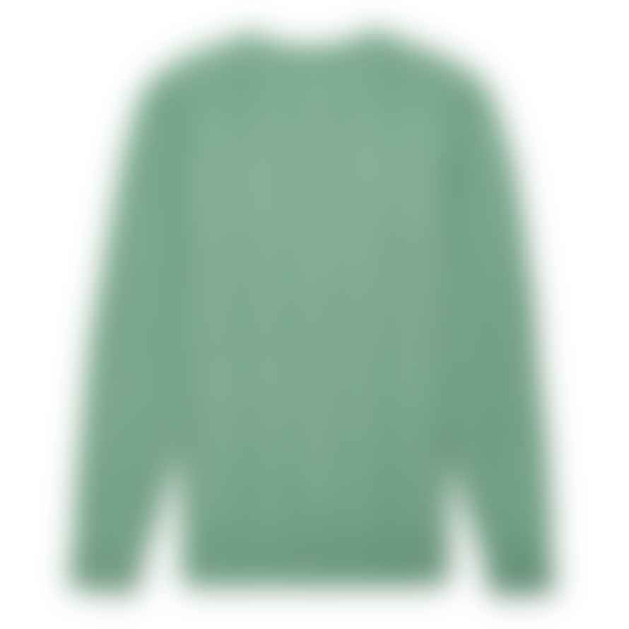 Burrows & Hare  Seed Stitch Jumper - Green