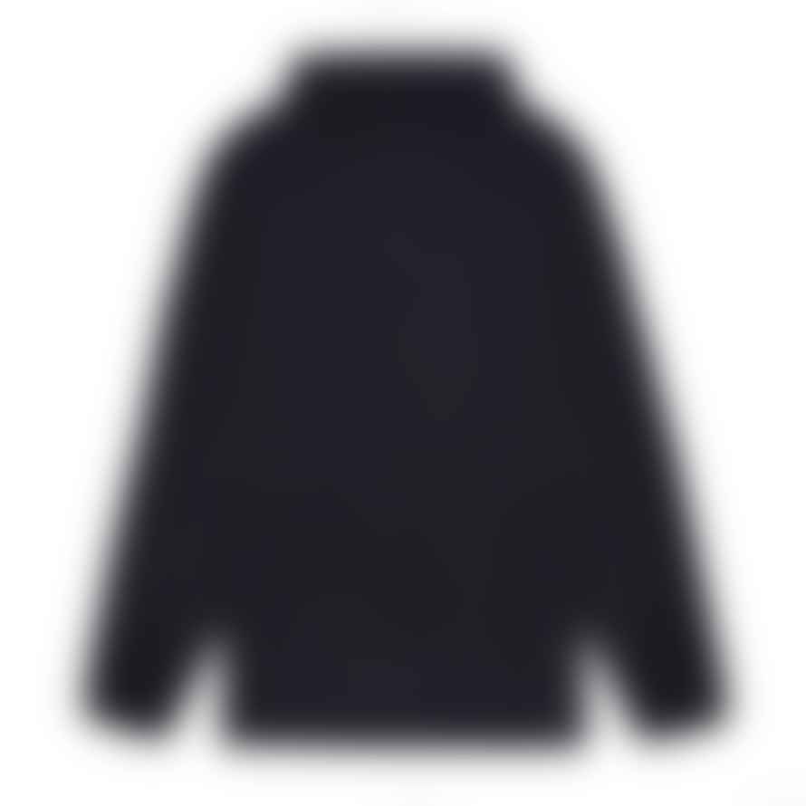 Burrows & Hare  Twill Shawl Collar Jacket - Navy