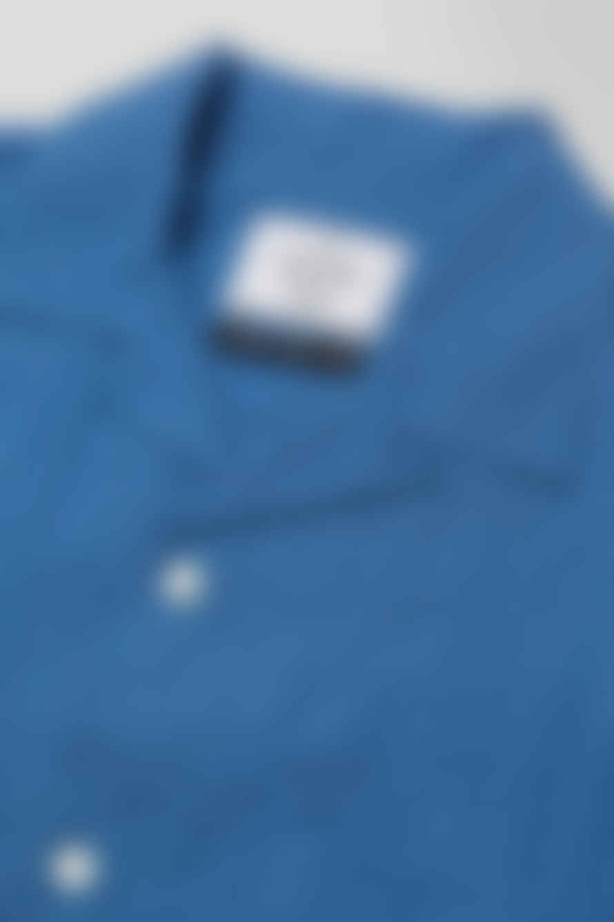  Portuguese Flannel Bluesquare Seersucker Shirt