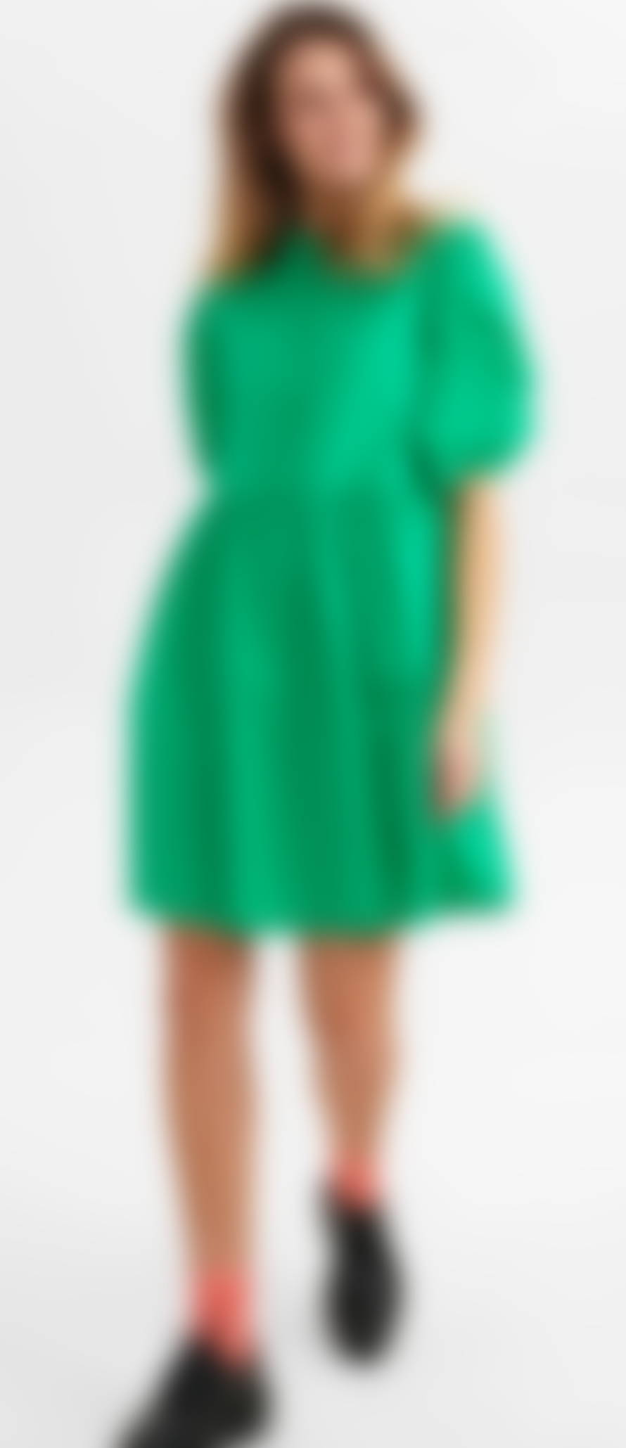 Numph Nunuska Dress  - Simply Green 