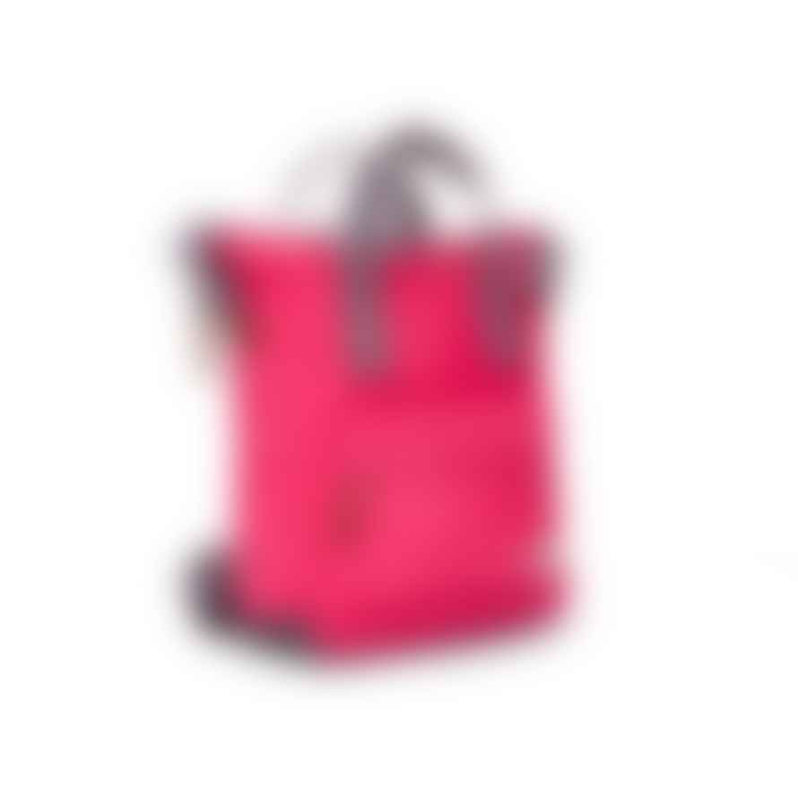 ROKA Small Bantry B Sustainable Nylon Backpack Raspberry 
