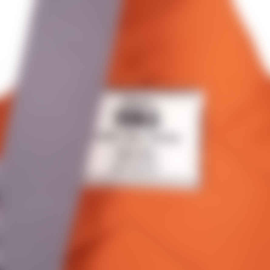 ROKA Roka Cross Body Bag Willesden B Design Large Size Made From Sustainable Nylon In Burnt Orange