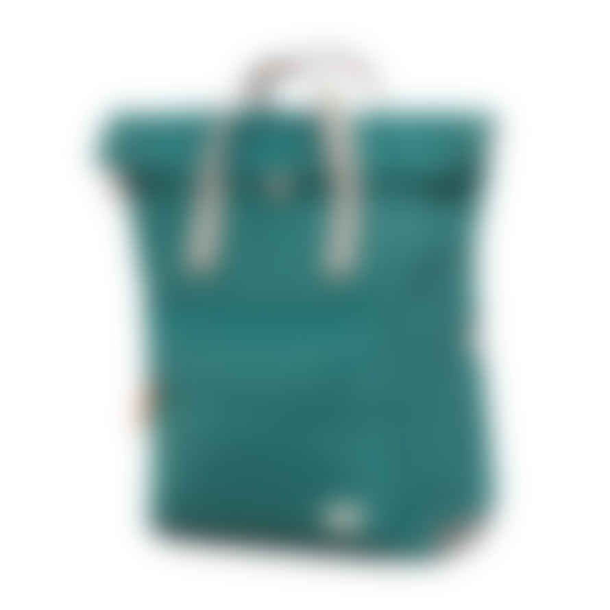 ROKA Back Pack Canfield B Design Medium Size Made From Sustainable Nylon In Teal