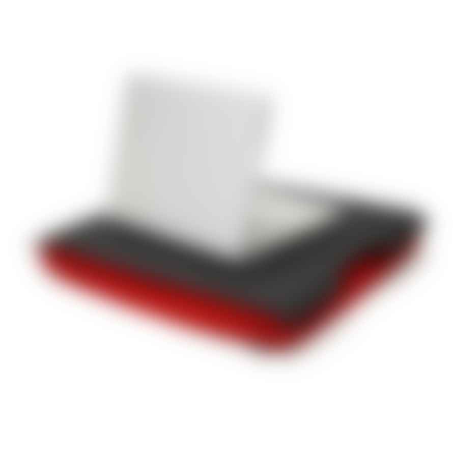 Bosign Bosign Laptray Large Antislip Plastic Black Top With Red Cushion