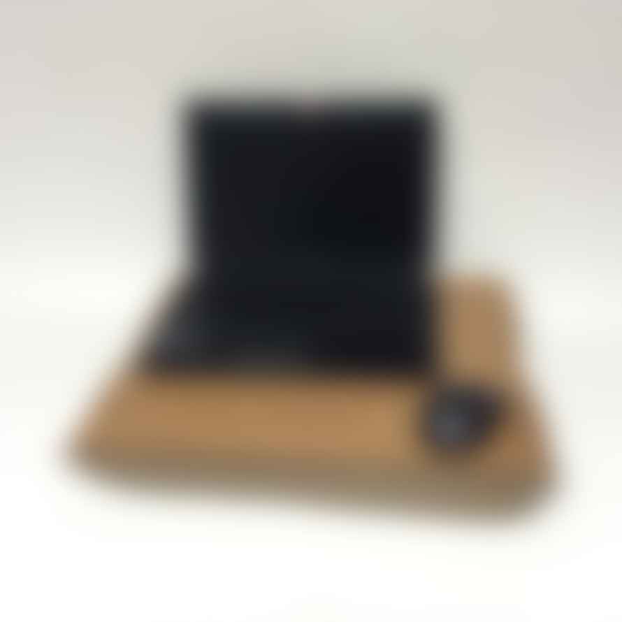 Bosign Bosign Laptray Large Antislip Plastic Black Top With Black Cushion