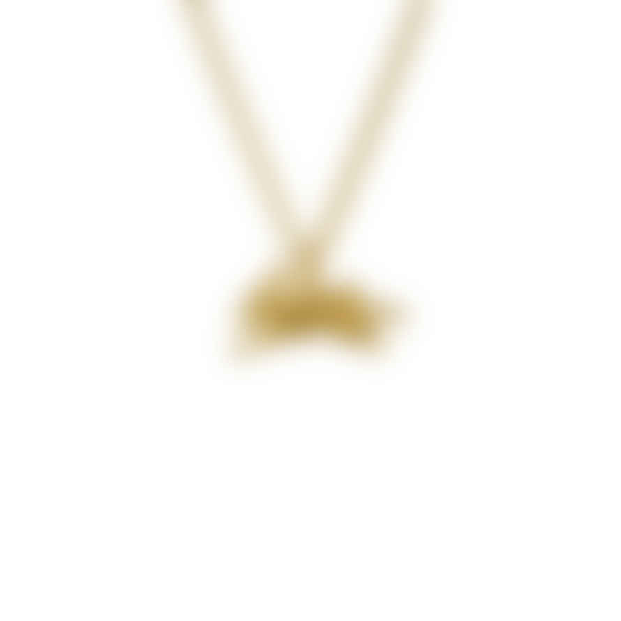 Alex Monroe Gold Leaping Rabbit Necklace