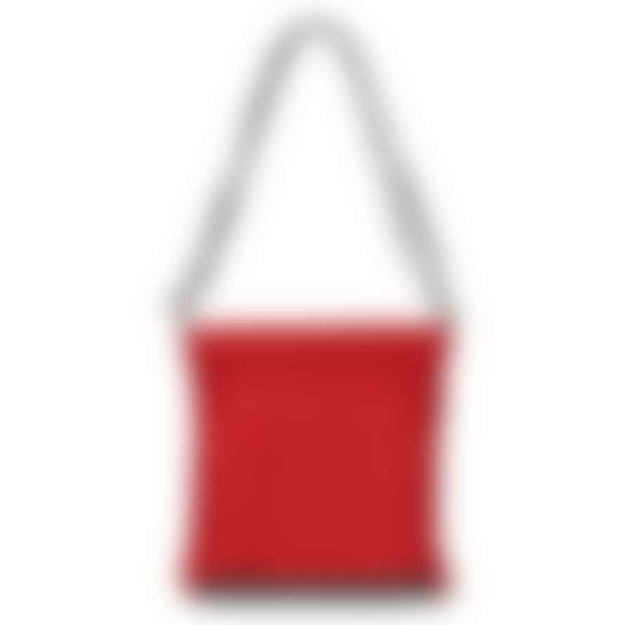 ROKA Cross Body Bag Kennington B Medium In Recycled Sustainable Nylon Cranberry
