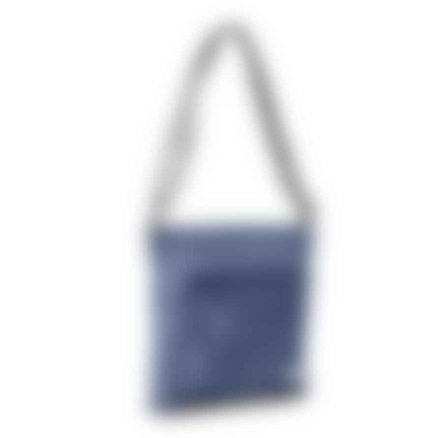 ROKA Roka Cross Body Bag Kennington B Medium in Recycled Sustainable Nylon Airforce Blue