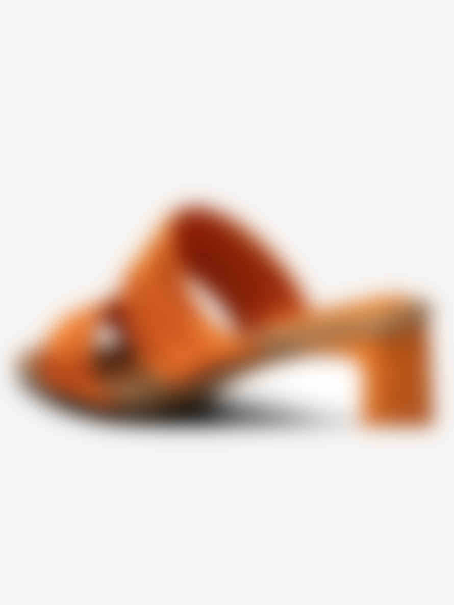 Shoe The Bear Sylvi Heel - Orange Satin