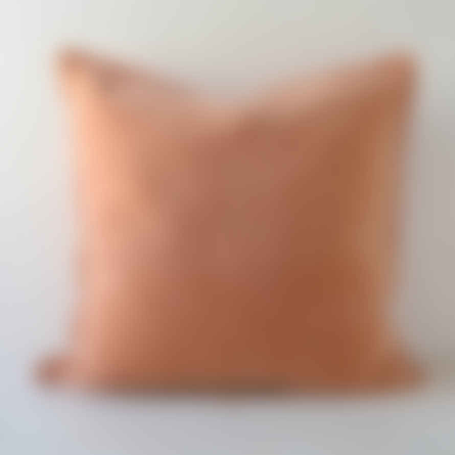 Ib Laursen Cotton Velvet Cushion Cover - Coral Sands
