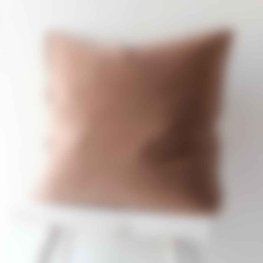 Ib Laursen Cotton Velvet Cushion Cover - Burned Rose