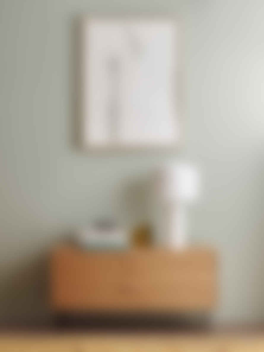 HKliving Gesso Table Lamp | Matte White