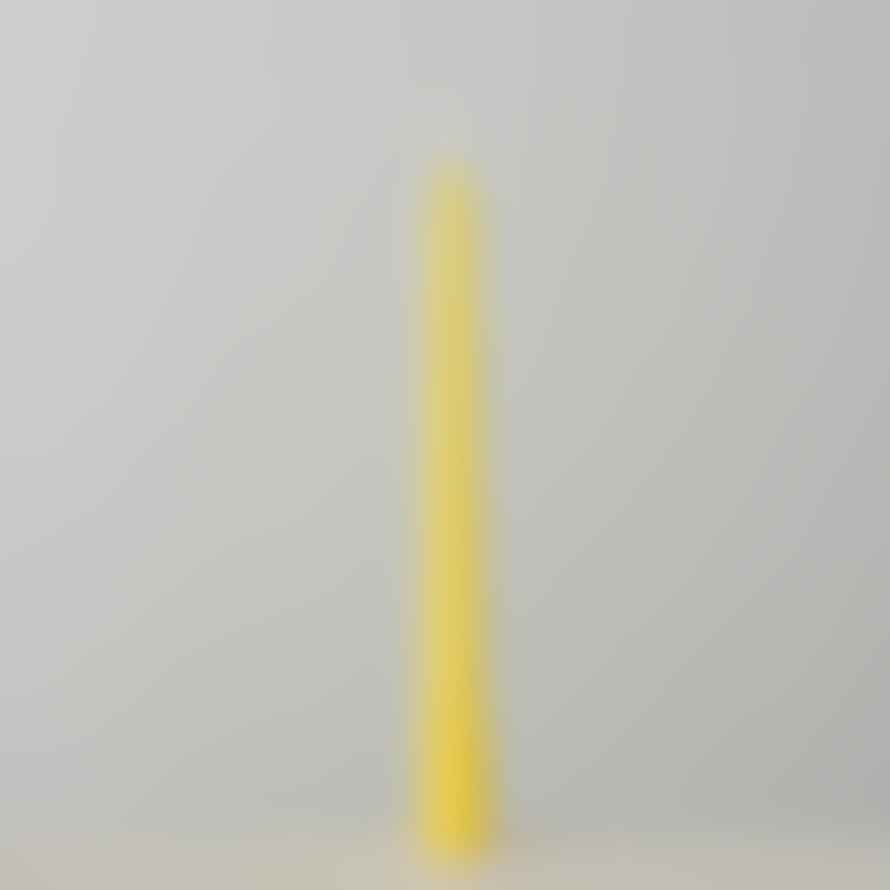 &Quirky Yellow Twisto Taper Candles : Pack of 6