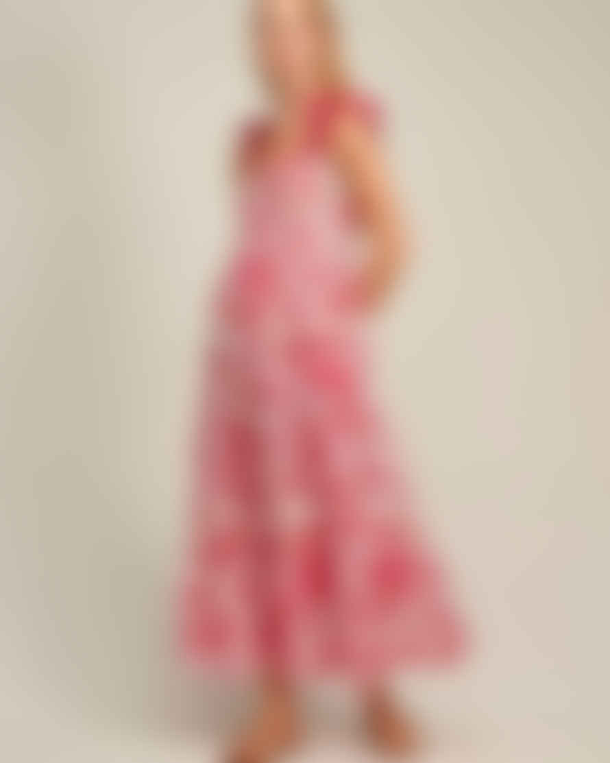 Dream Fashion Capri Dress Afgan Pink