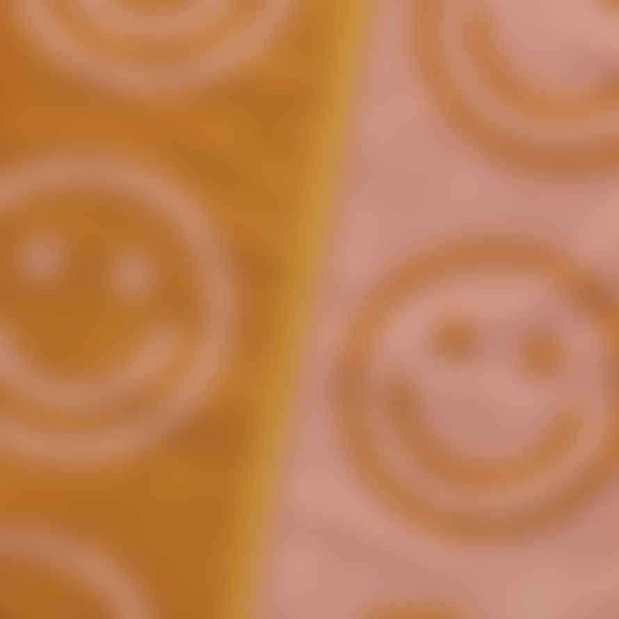 Baggu Bath Towel - Marigold / Peach Happy