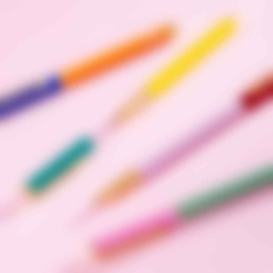 Poketo Colorblock Cap Pen - Set of 4