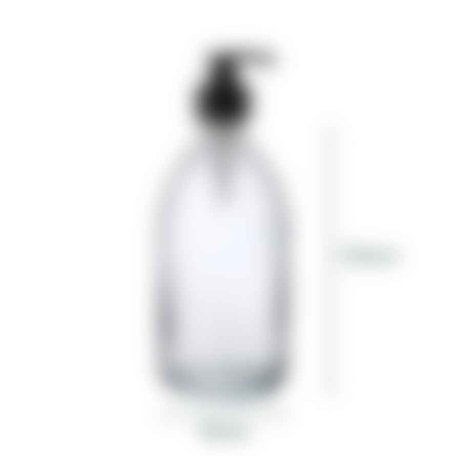 Joca Home Concept 500ML Clear Glass Bottle with Liquid Pump 