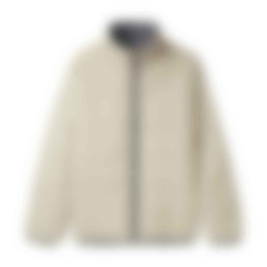 BUTTERGOODS Plaid Reversible Puffer Jacket - Grey / Khaki	