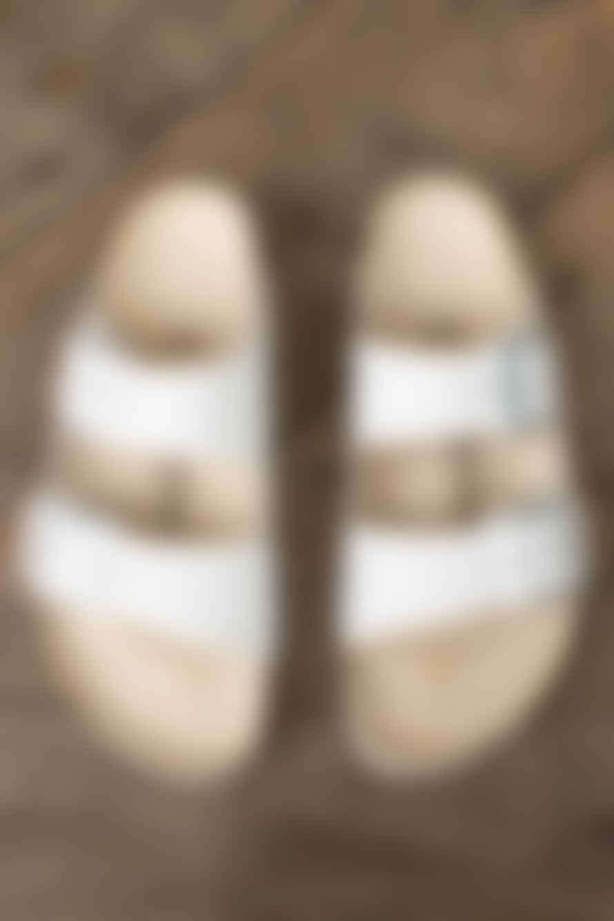 Birkenstock Arizona White Sandals
