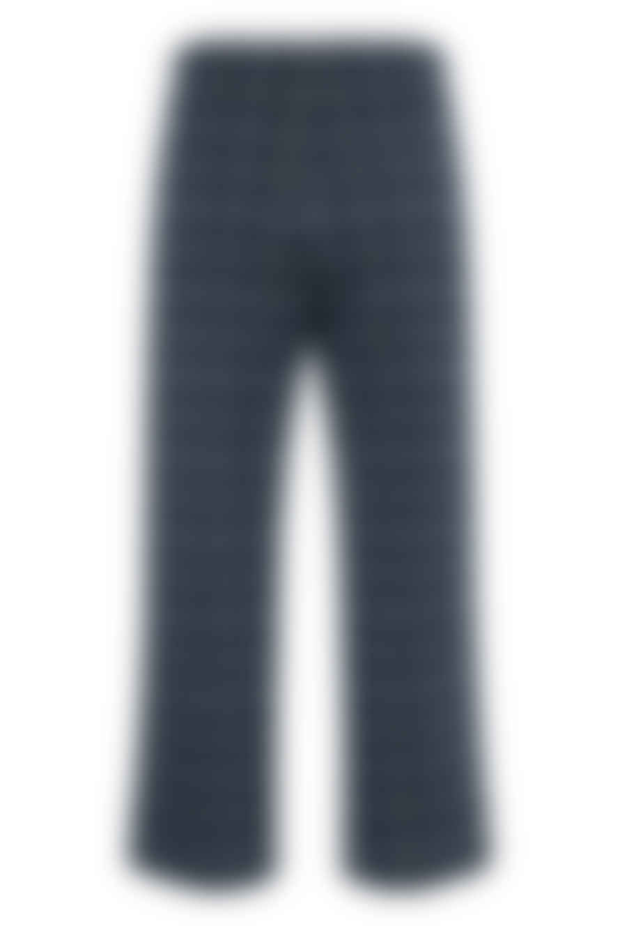 Part Two Llisan Trousers In Navy Check