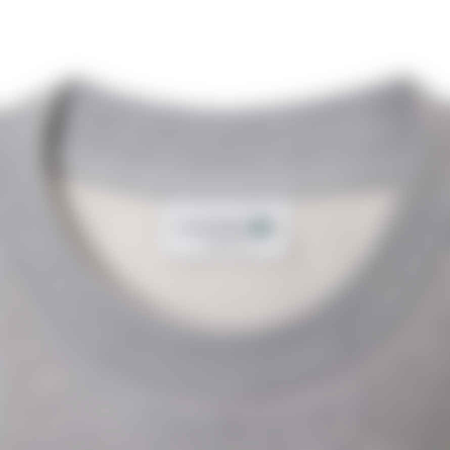 Lacoste Tape Sleeve Crew Sweat Sh9884 - Silver Chine