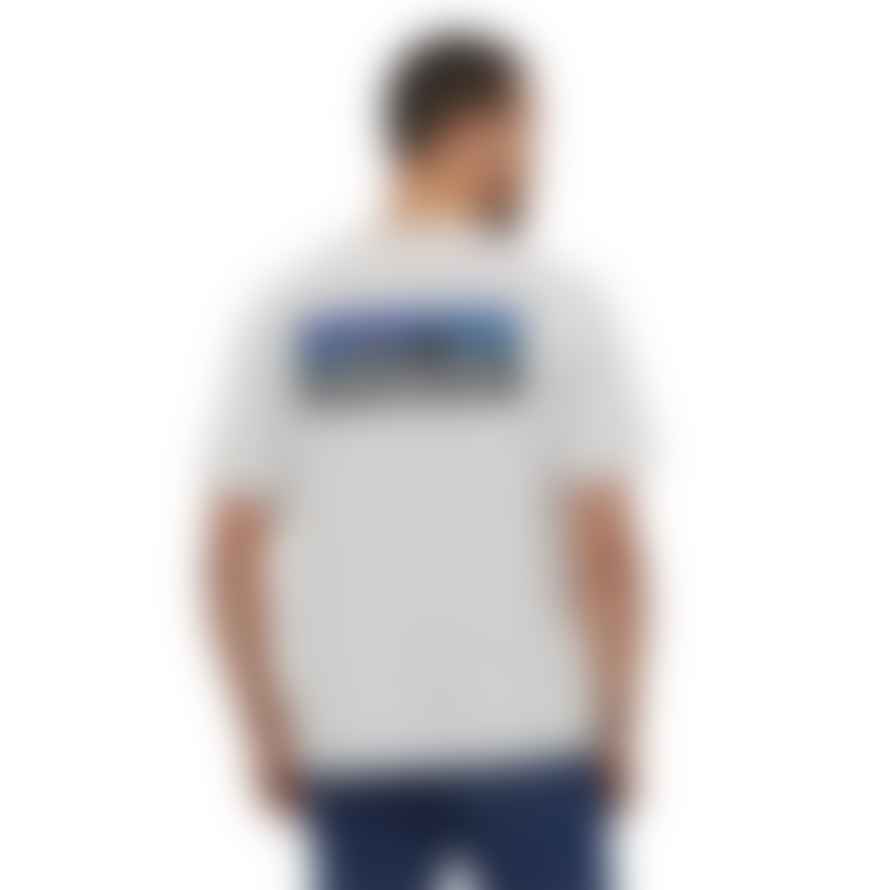 Patagonia T-shirt P-6 Logo Responsibili Uomo White