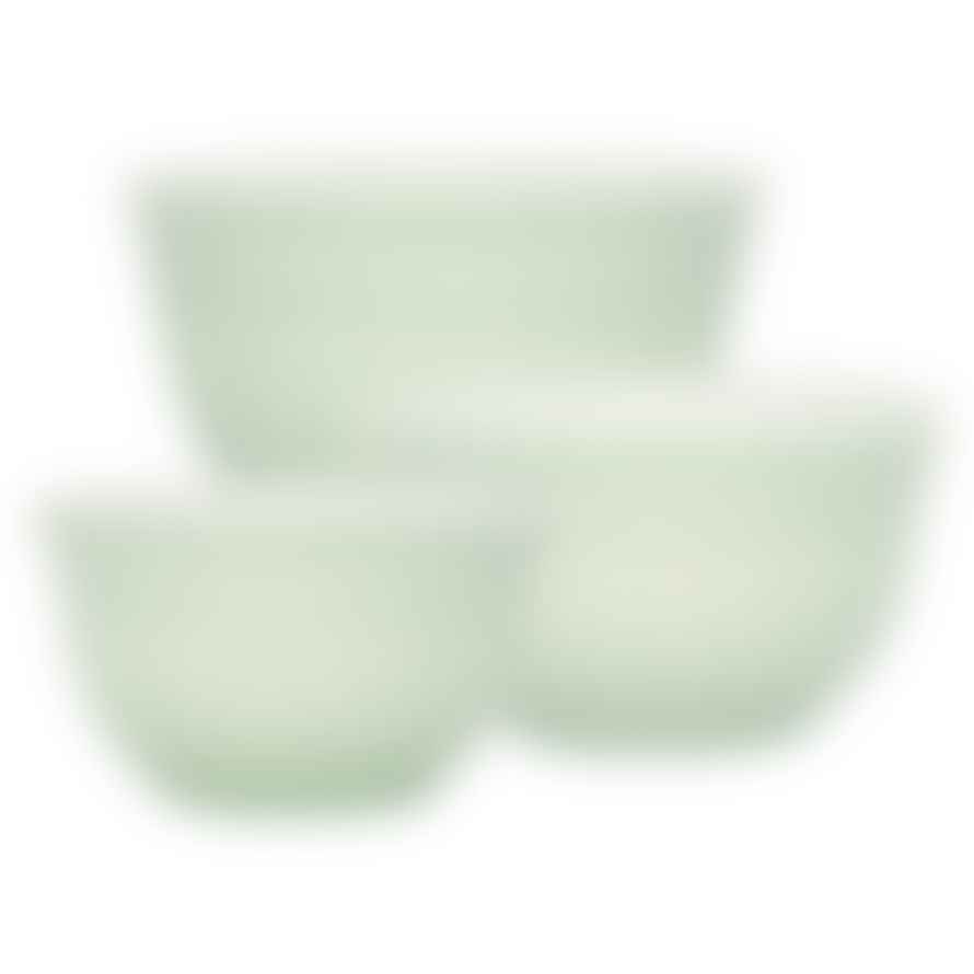 Green Gate Set of 3 Plastic Alice Bowls with Lid