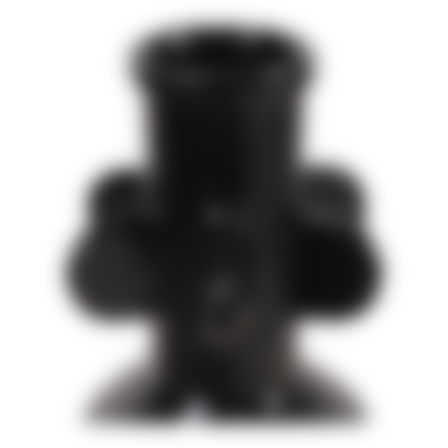 GERT SNEL Vase black model medium,  Ø20x57 cm