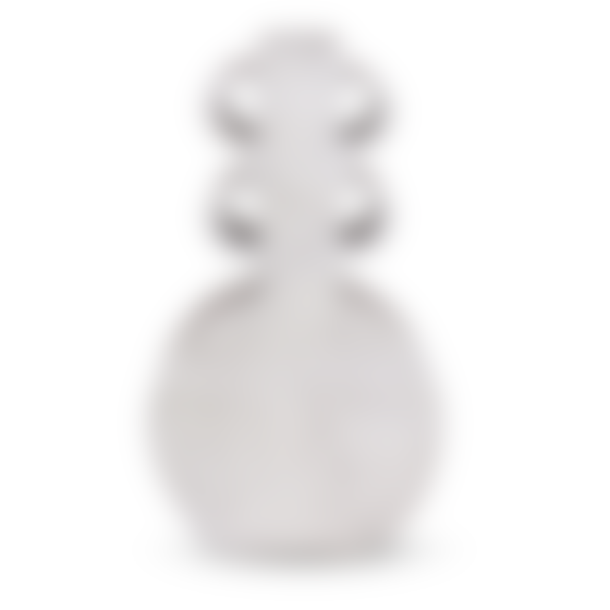 GERT SNEL Vase white ribbed large, 38x15x67 cn