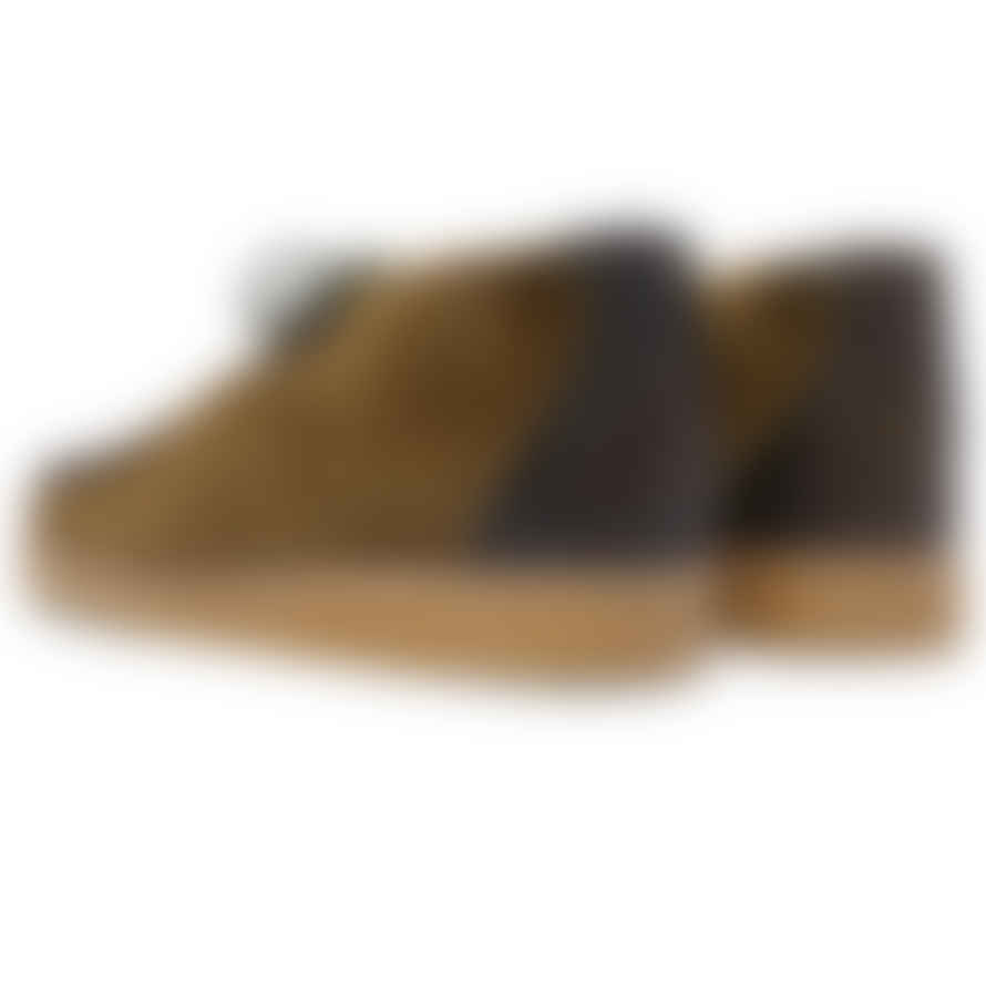 Yogi Footwear  Torres Tumbled & Reverse Leather Crepe Sole Chukka Boot - Olive