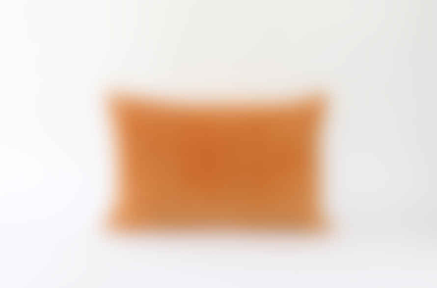 Indigo & Wills Orange Fez Velvet Cushions