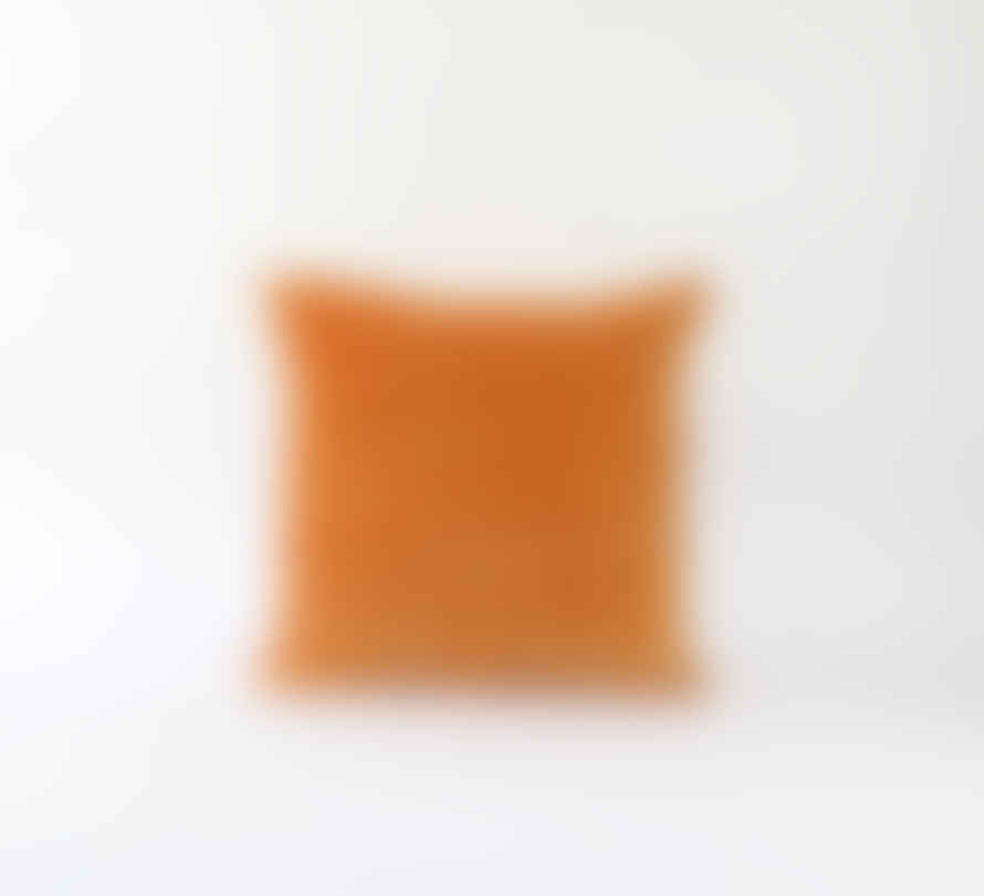 Indigo & Wills Orange Fez Velvet Cushions