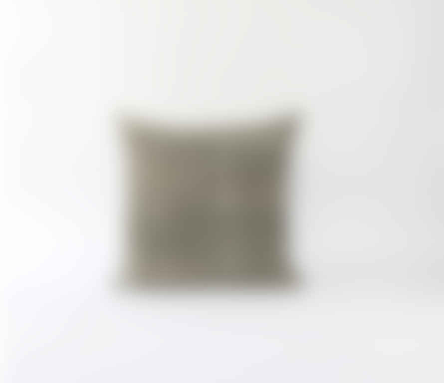 Indigo & Wills Olive Honeycomb Velvet cushions