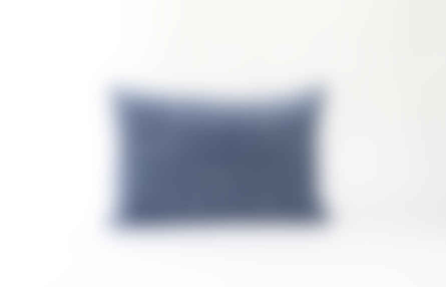 Indigo & Wills Blue Fez velvet cushions