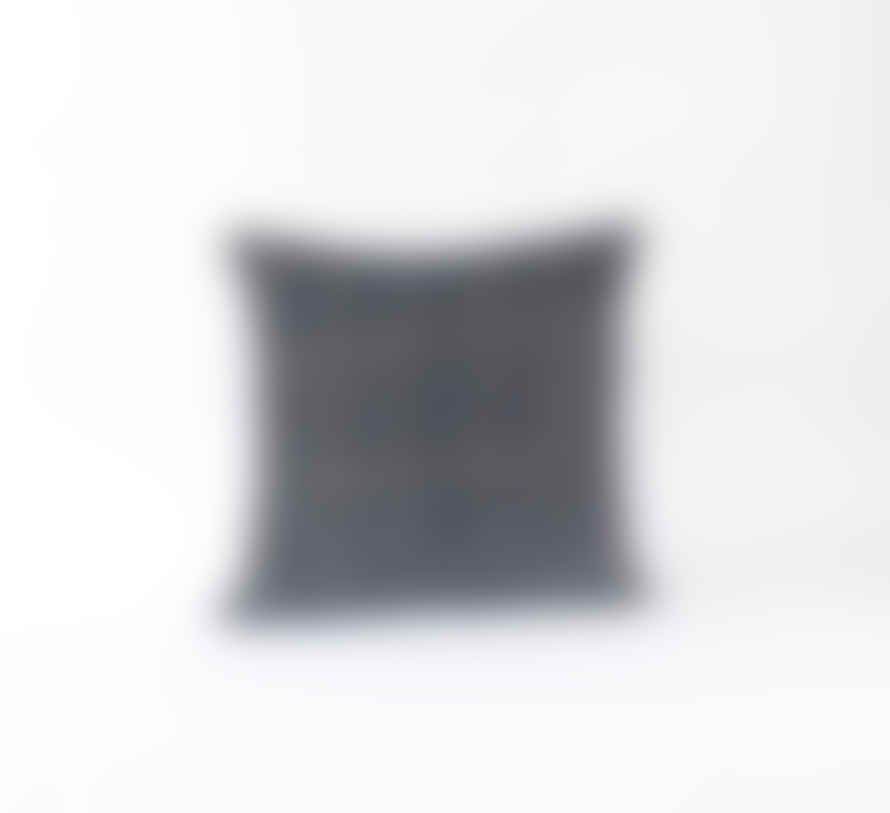 Indigo & Wills Indigo Stripe Velvet Cushions