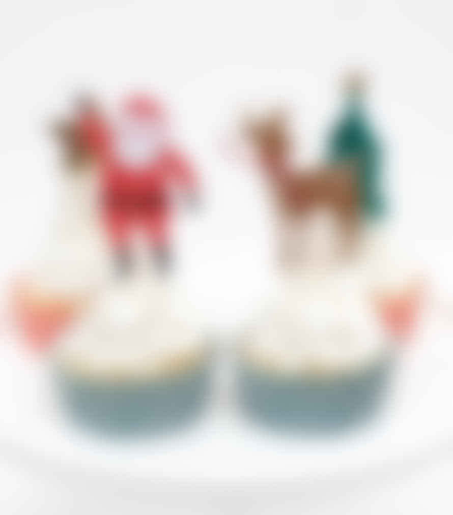 Meri Meri Festive Icon Cupcake Kit (x 24 Toppers)