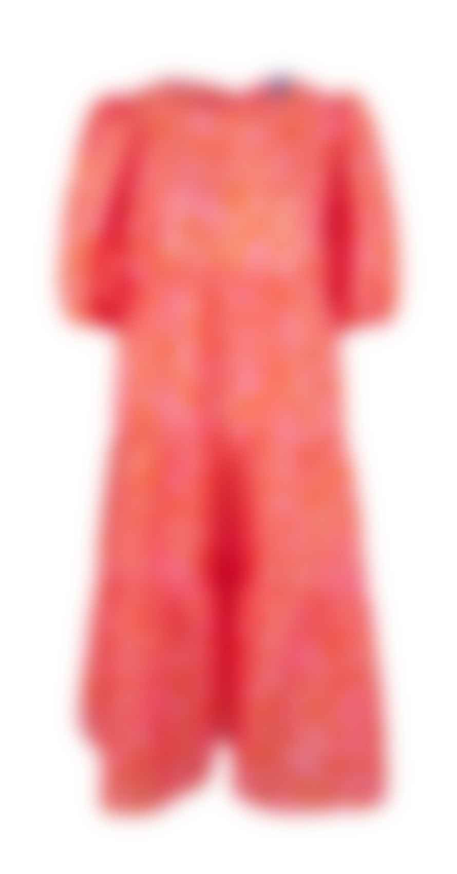 Cras Lili Dress In Pink Leo C1223