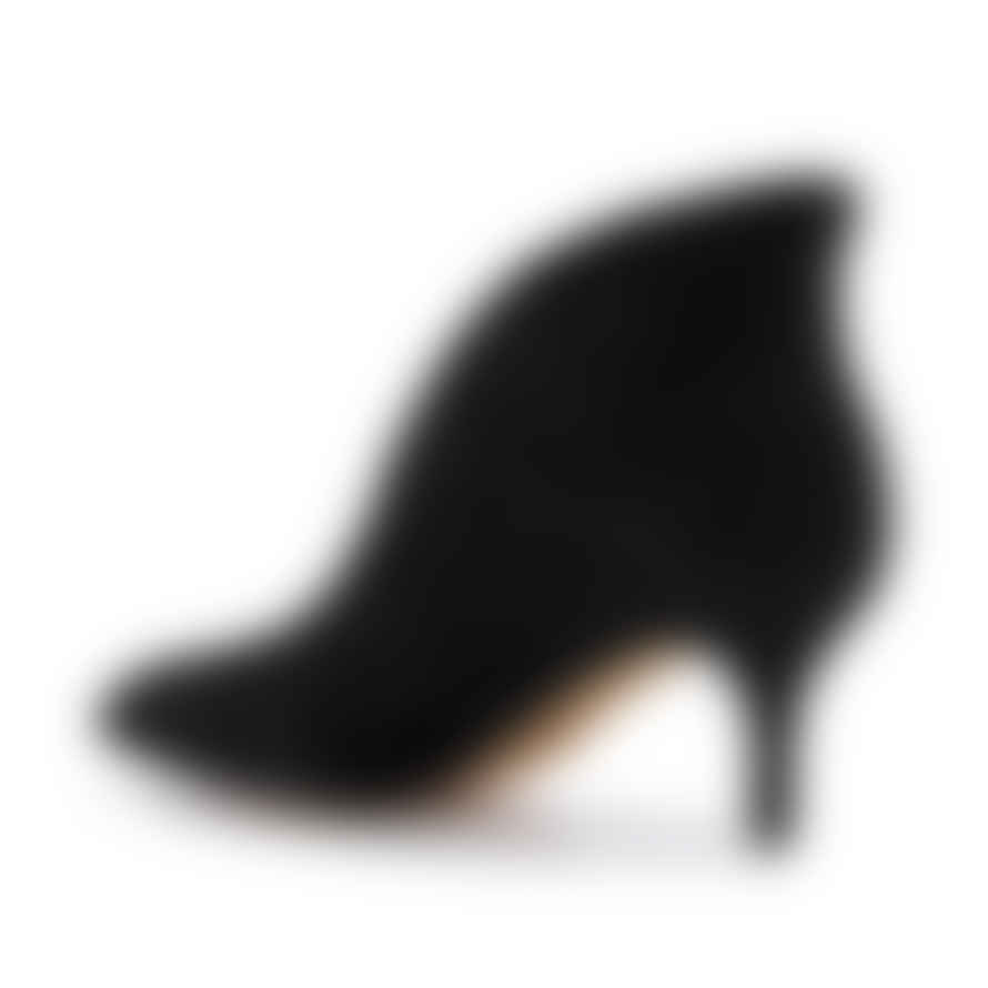 Shoe The Bear Black Suede Valentine Low Cut Boots