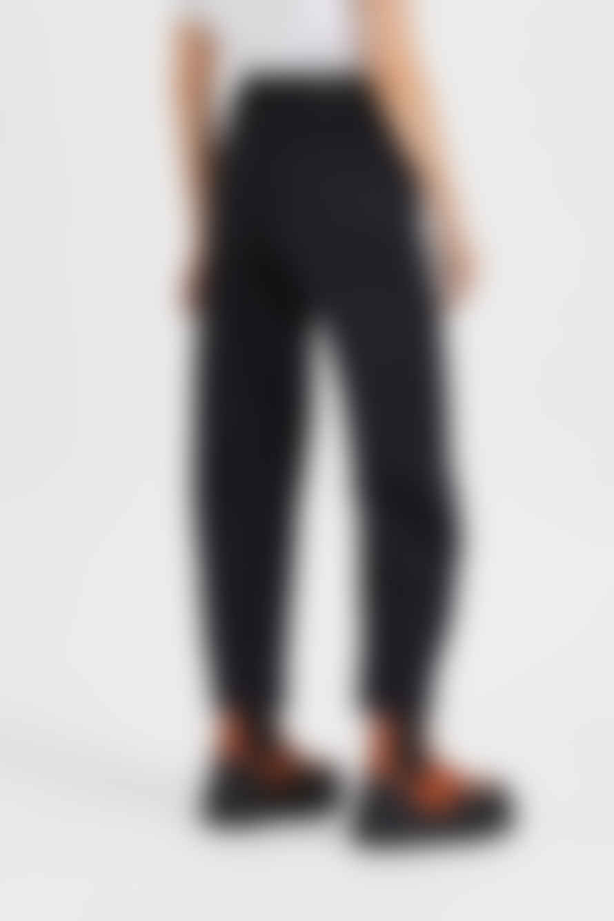 Selected Femme Black Denim Ulva Sway Barrel Jeans