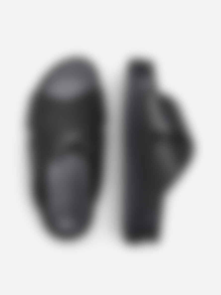 Selected Femme Black Clea Leather Sliders