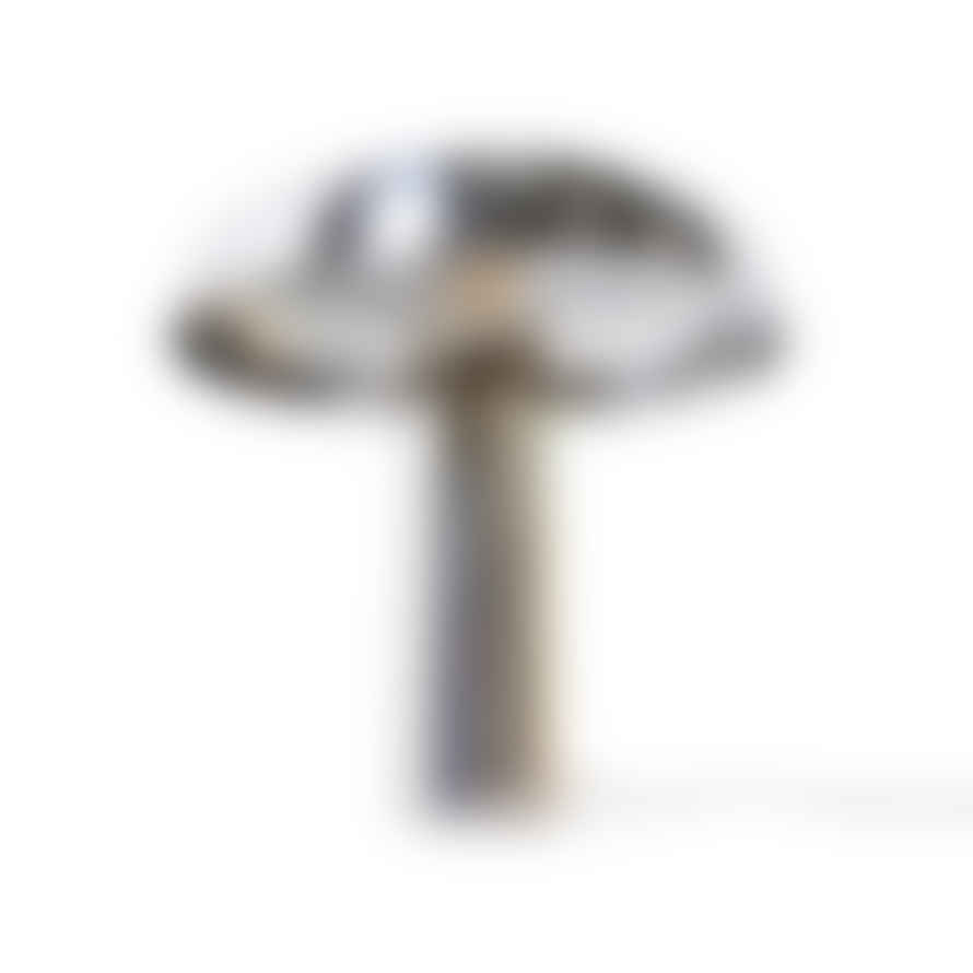 HK Living Mushroom Chrome Table Lamp