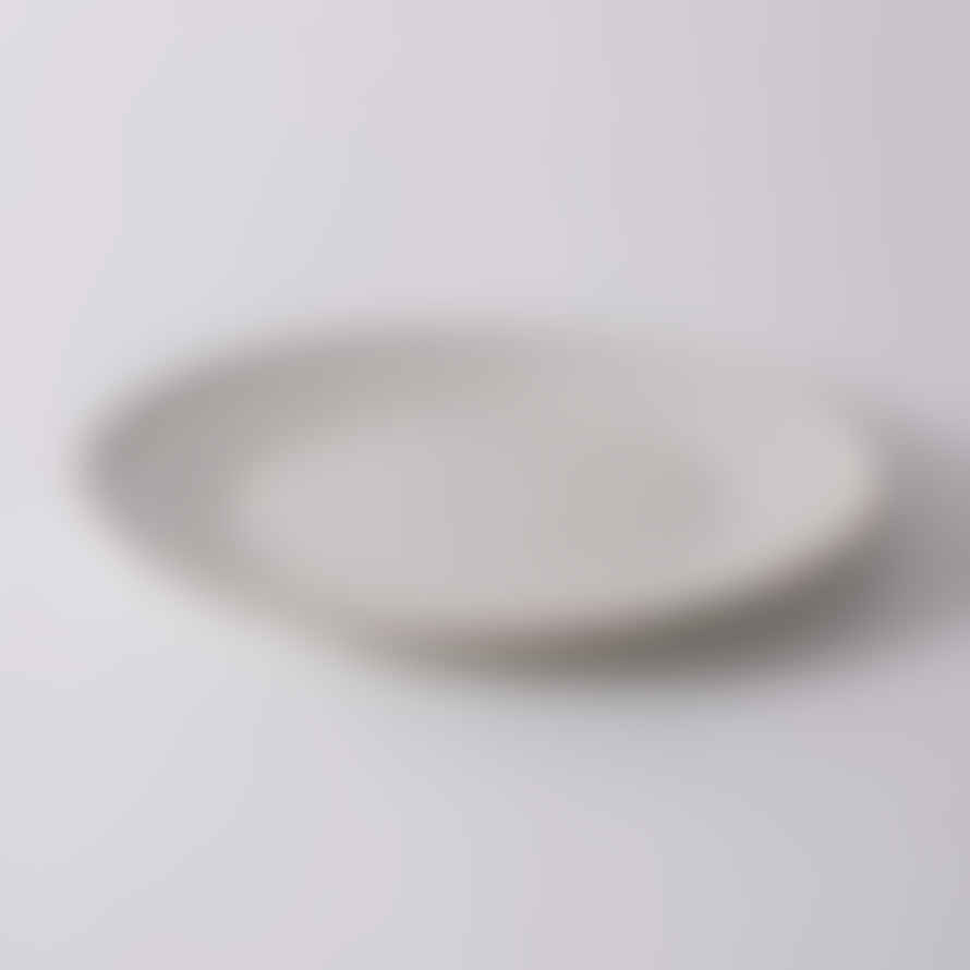 The Ladelle Group Ladelle - Clyde Round Platter In Coconut