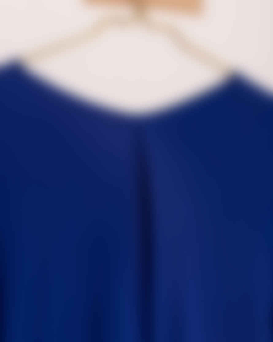 DVF Royal Blue Kleid Lilac Dress