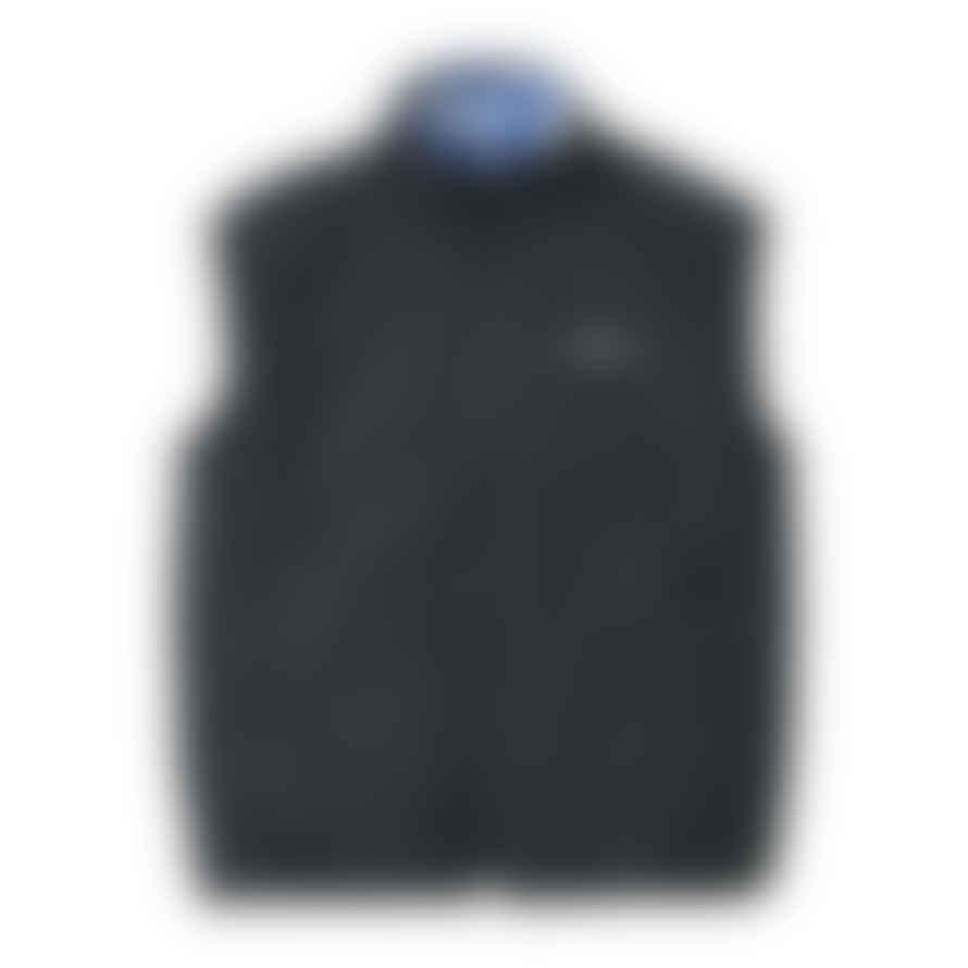 Gramicci Micro Ripstop & Fleece Reversible Vest - Blue Check