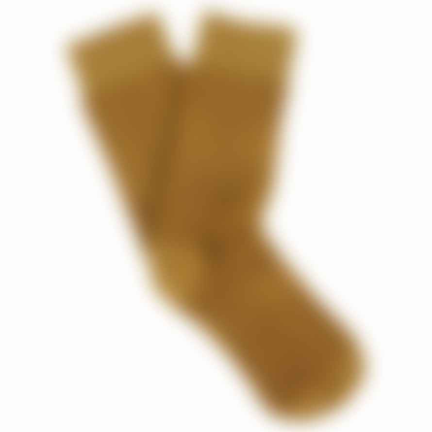 Escuyer Women Fluffy Socks - Mustard 