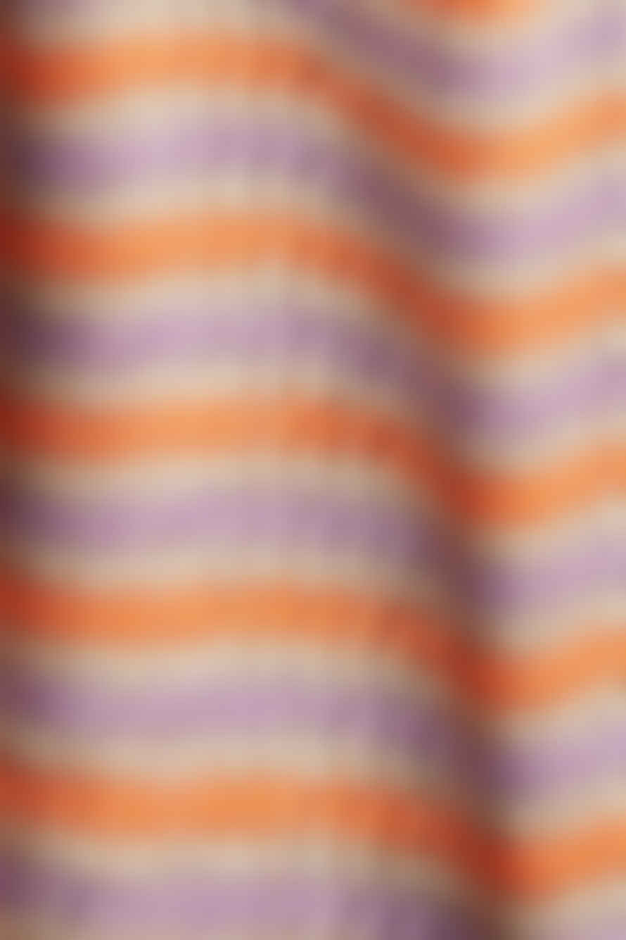 ESPRIT Long Cardigan In Orange And Lilac