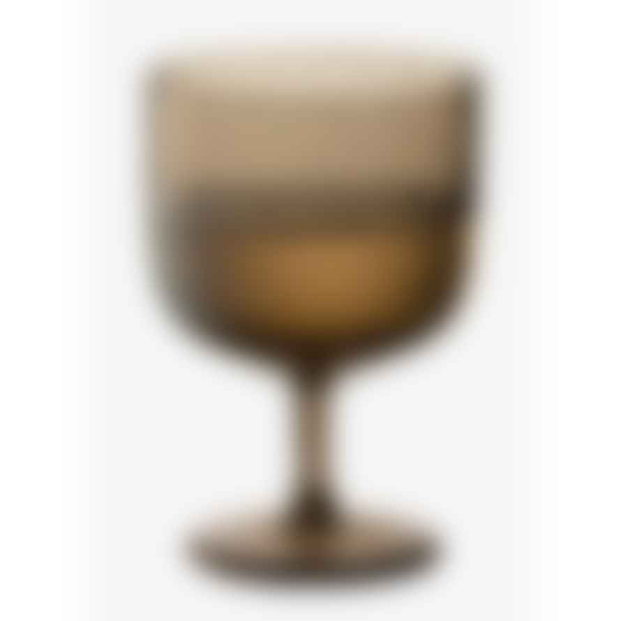LSA International Set of 2 Earth Brown Dapple Wine Glasses 